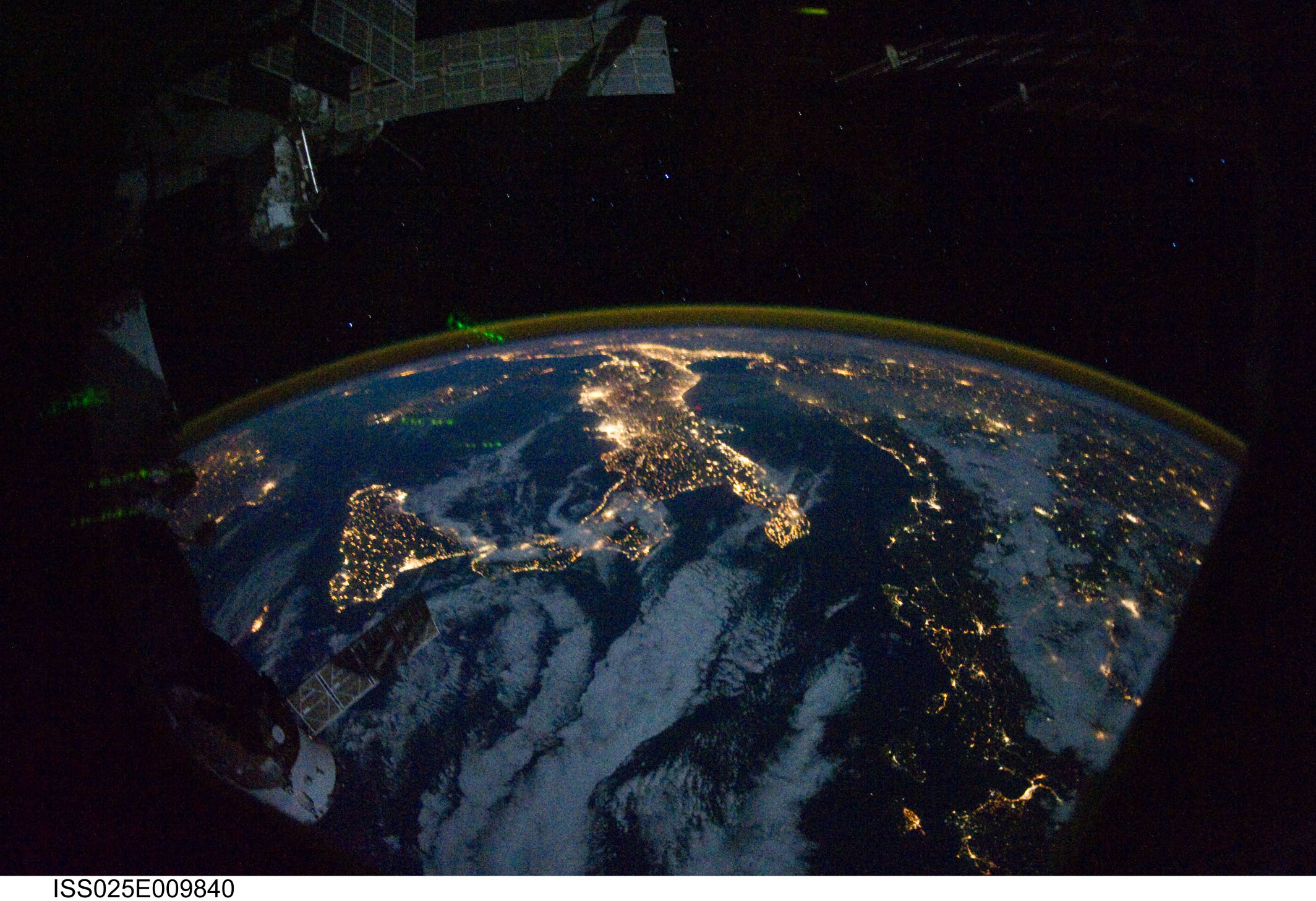 The World from the ISS by Nasa